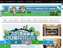 Tablet Screenshot of kualalumpurcityguide.com